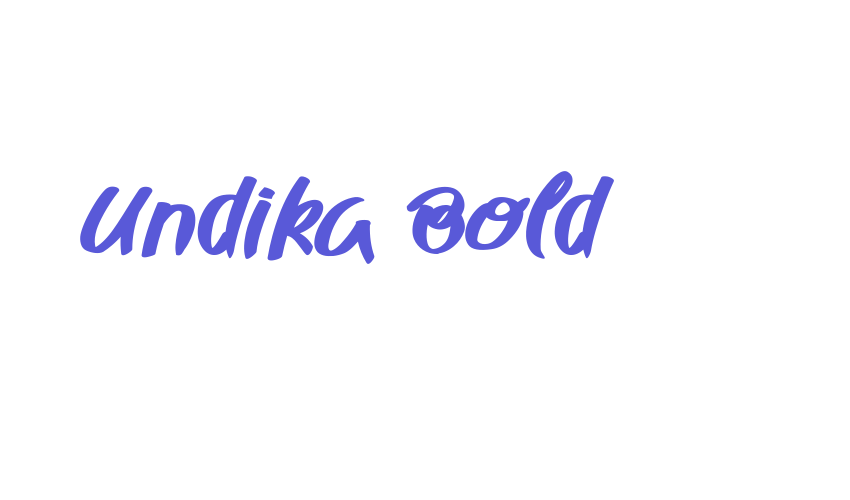 Undika Bold Font