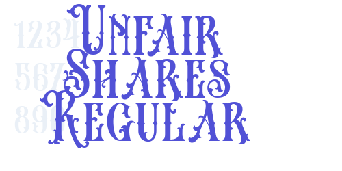 Unfair Shares Regular-font-download