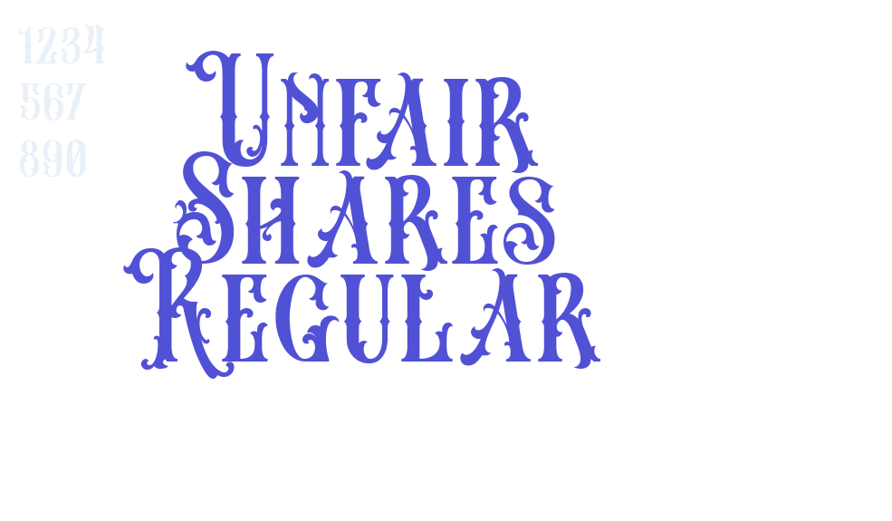 Unfair Shares Regular-font-download