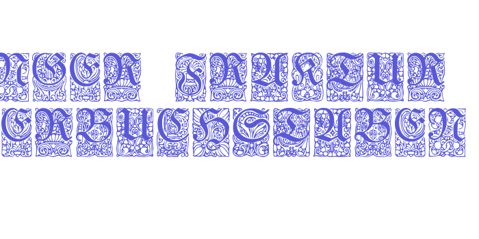 Unger-Fraktur Zierbuchstaben Font Download