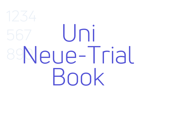 Uni Neue-Trial Book