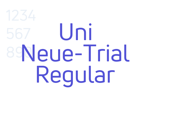 Uni Neue-Trial Regular