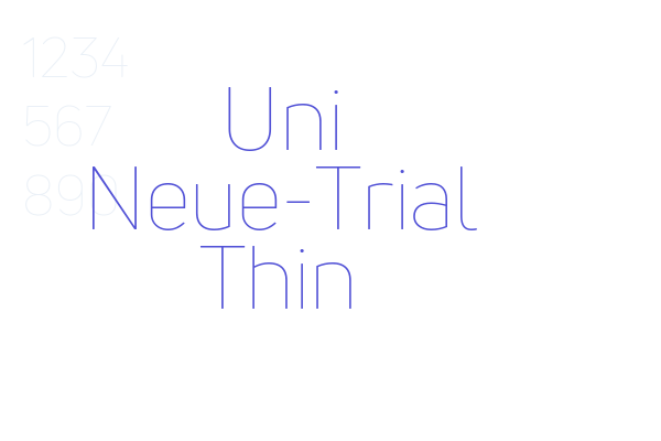 Uni Neue-Trial Thin