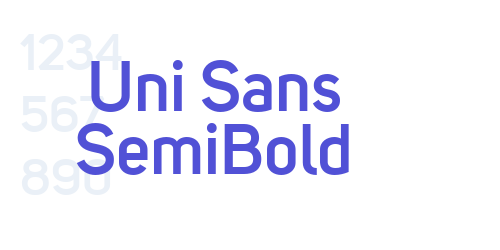 Uni Sans SemiBold