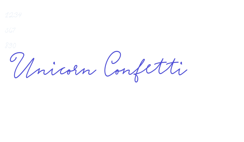 Unicorn Confetti-font-download