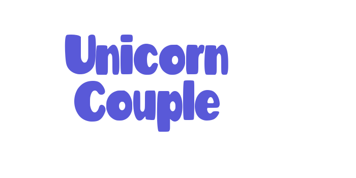 Unicorn Couple Font