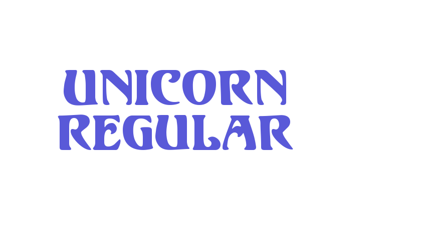 Unicorn Regular Font