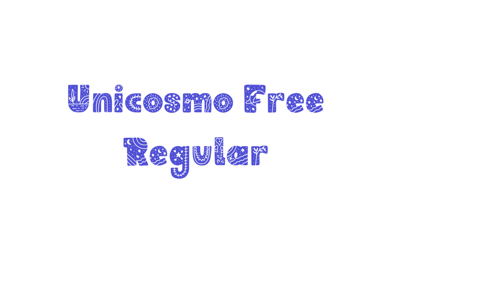 Unicosmo Free Regular-font-download