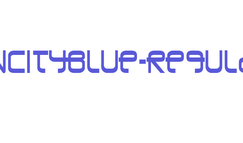 UnionCityBlue-Regular Font