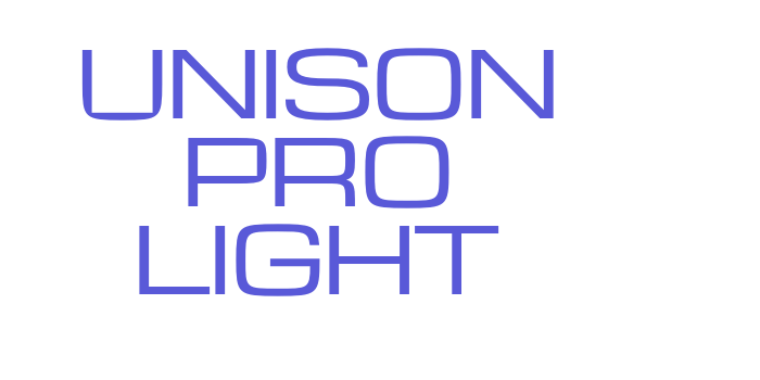 Unison Pro Light Font Download