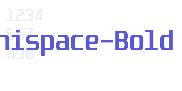 Unispace-Bold font free