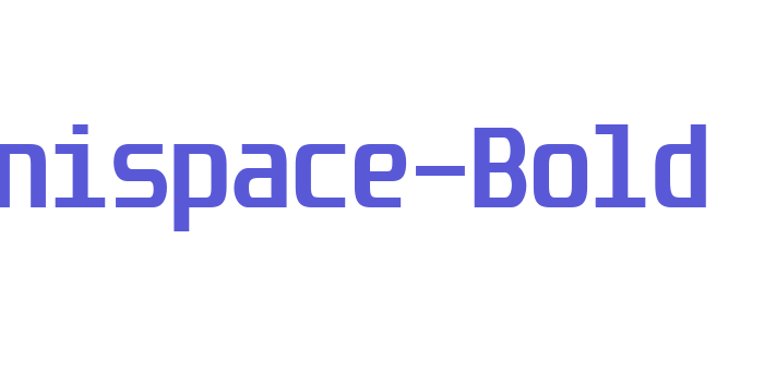 Unispace-Bold Font Download