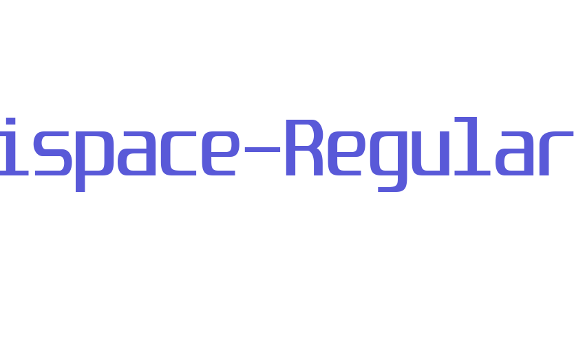 Unispace-Regular Font Download