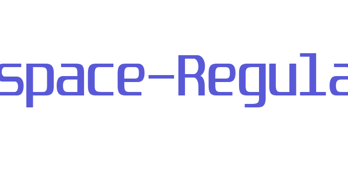 Unispace-Regular Font