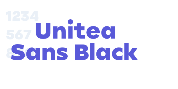 Unitea Sans Black font free