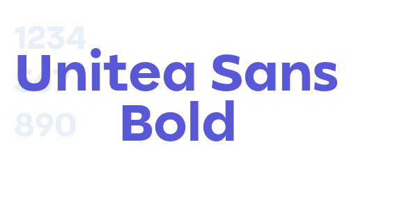 Unitea Sans Bold font free