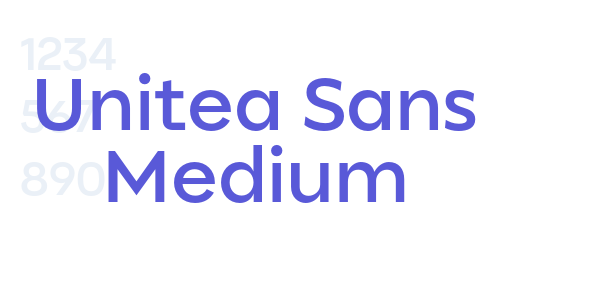 Unitea Sans Medium font free