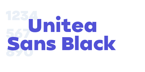 Unitea Sans Black-font-download