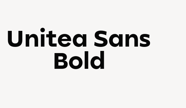 Unitea Sans Bold Font