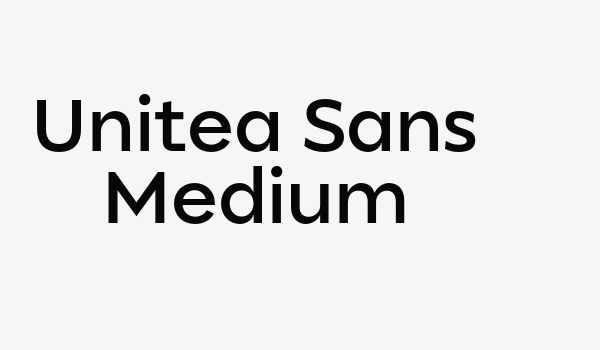 Unitea Sans Medium Font