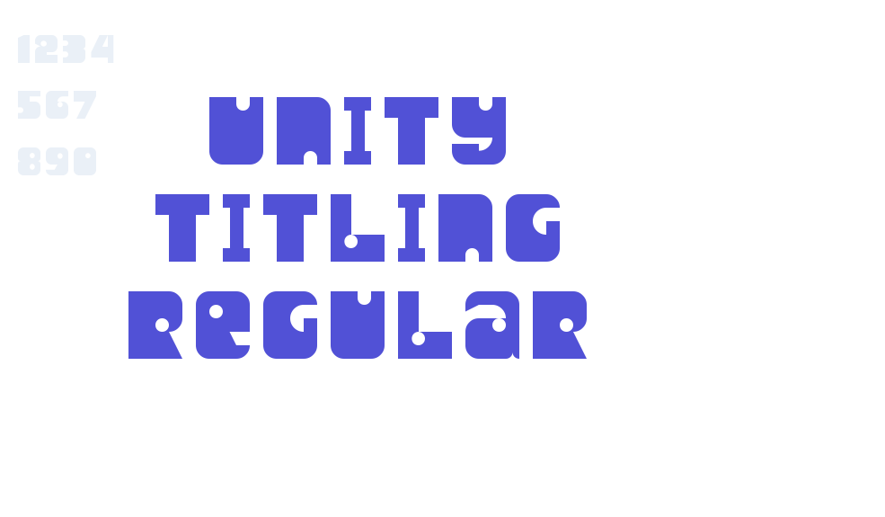 Unity Titling Regular-font-download