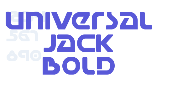 Universal Jack Bold font