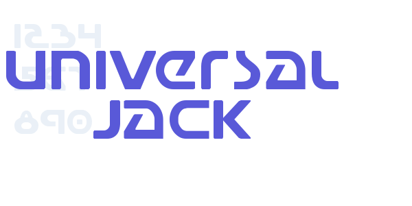 Universal Jack font