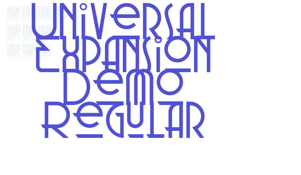 Universal Expansion Demo Regular-font-download