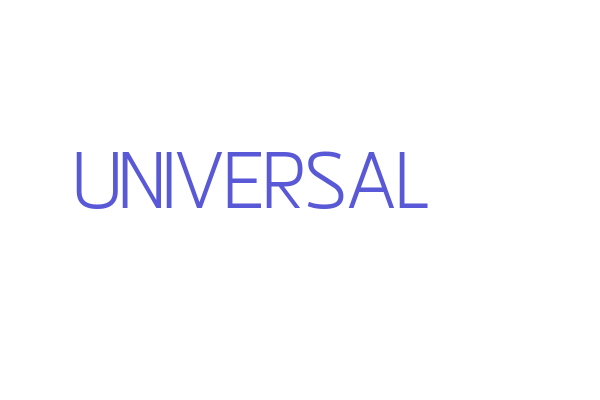 Universal Font