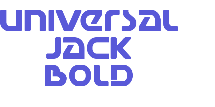 Universal Jack Bold Font