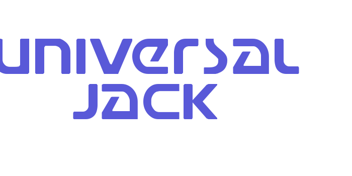 Universal Jack Font