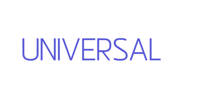 Universal Font