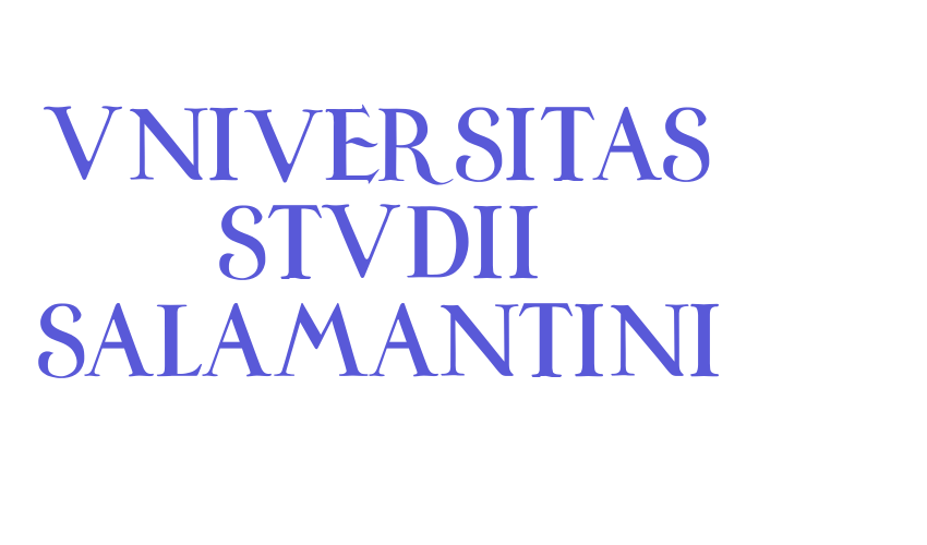 Universitas Studii Salamantini Font Download