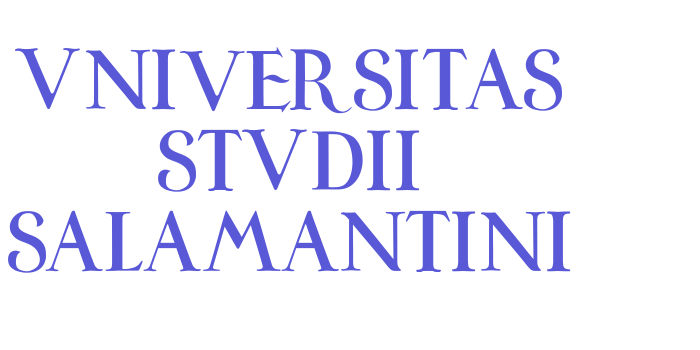 Universitas Studii Salamantini Font Download