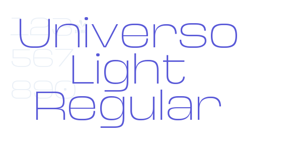 Universo Light Regular font