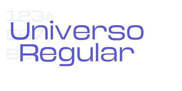 Universo Regular font