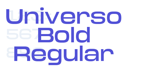 Universo Bold Regular