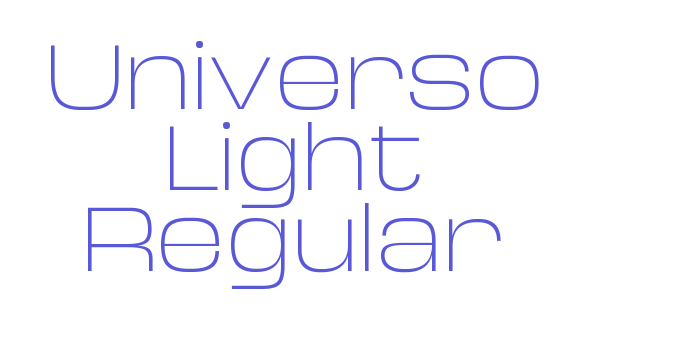 Universo Light Regular Font Download