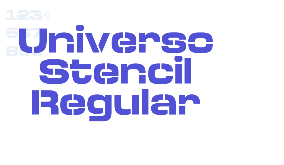 Universo Stencil Regular-font-download