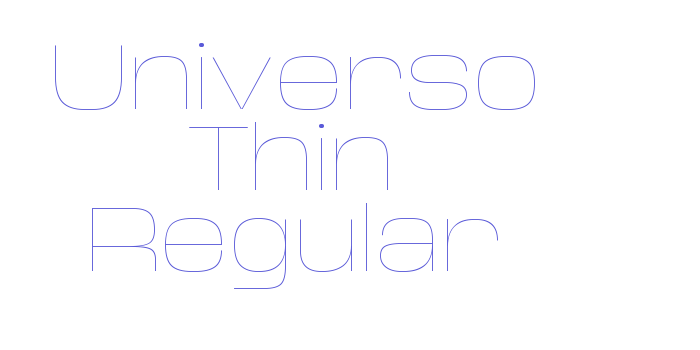 Universo Thin Regular Font Download