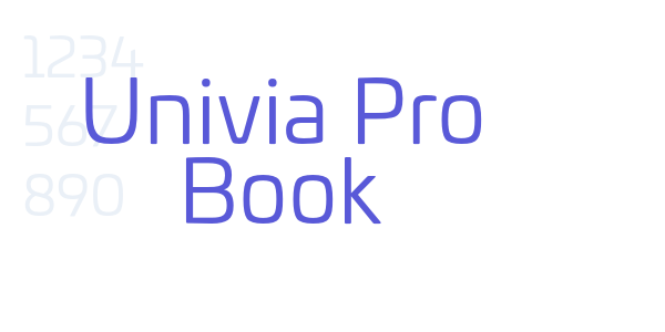 Univia Pro Book font free