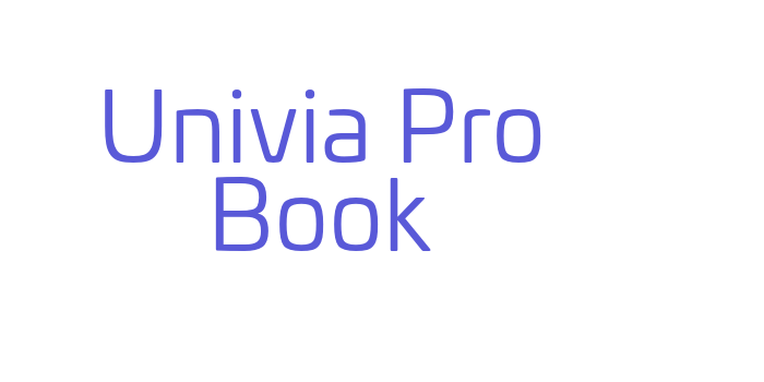 Univia Pro Book Font Download