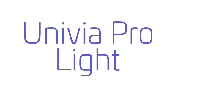 Univia Pro Light Font