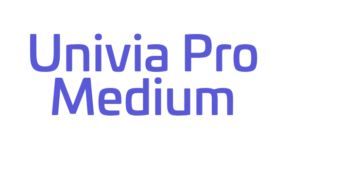 Univia Pro Medium Font