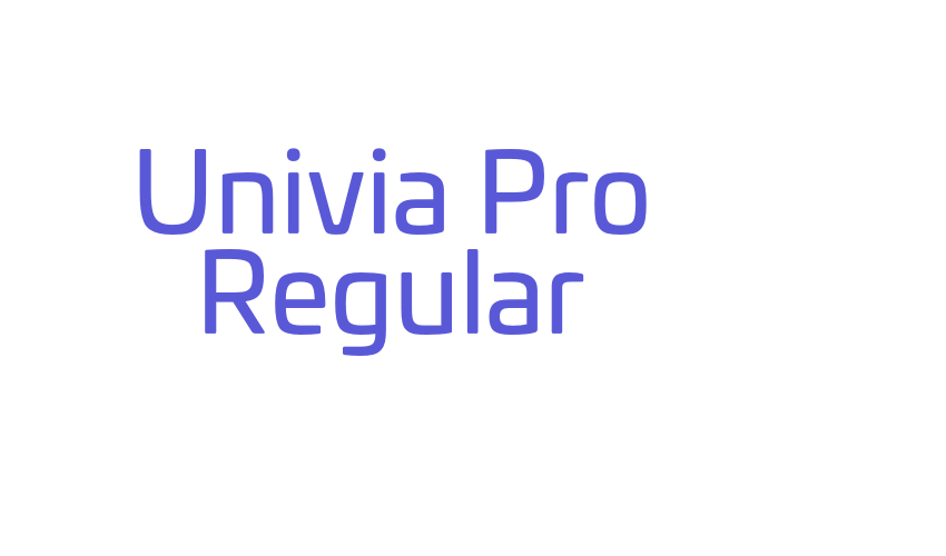 Univia Pro Regular Font Download