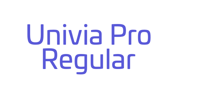 Univia Pro Regular Font Download