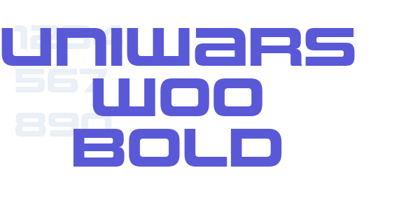 Uniwars W00 Bold font free