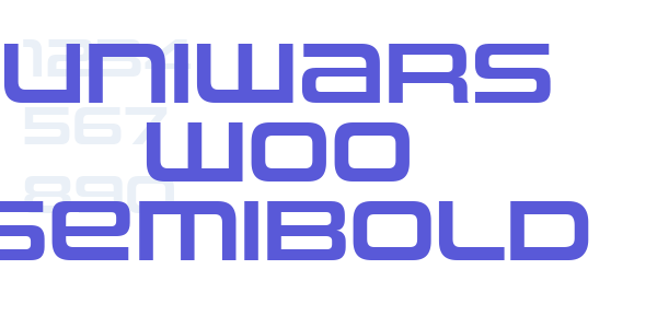 Uniwars W00 SemiBold font free