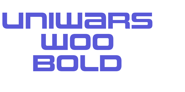 Uniwars W00 Bold Font Download