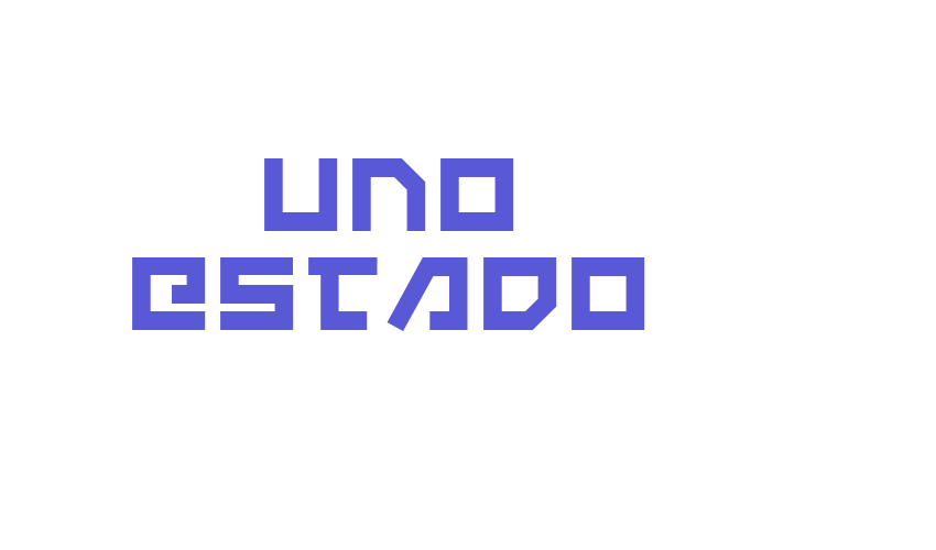 Uno Estado Font Download